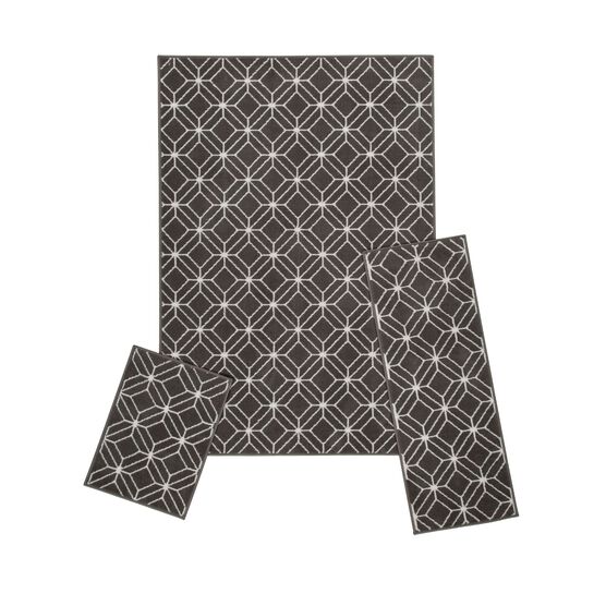 Capri 3 Piece Rug Set, SILVER, hi-res image number null