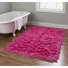Flokati Fushcia Rug, , alternate image number null