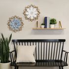 Metal White Flower and Wood Frame, , alternate image number null