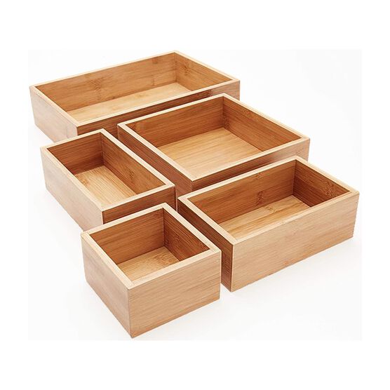 5 Pieces Drawer Organizer Brylane Home