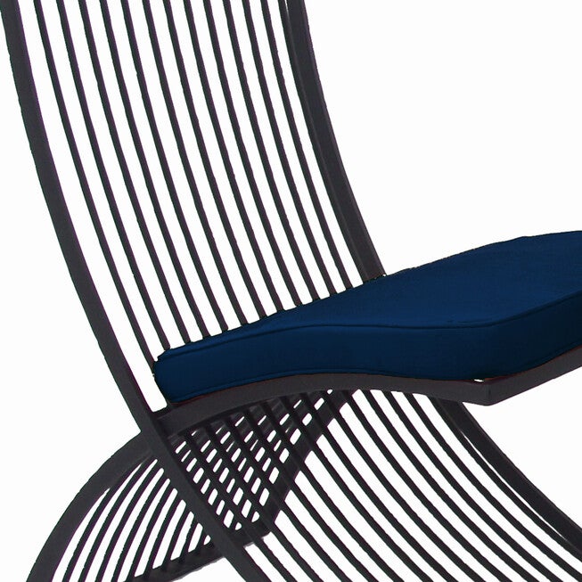 Set Of 3 Black Metal Eclectic Outdoor Seating Set, , alternate image number null