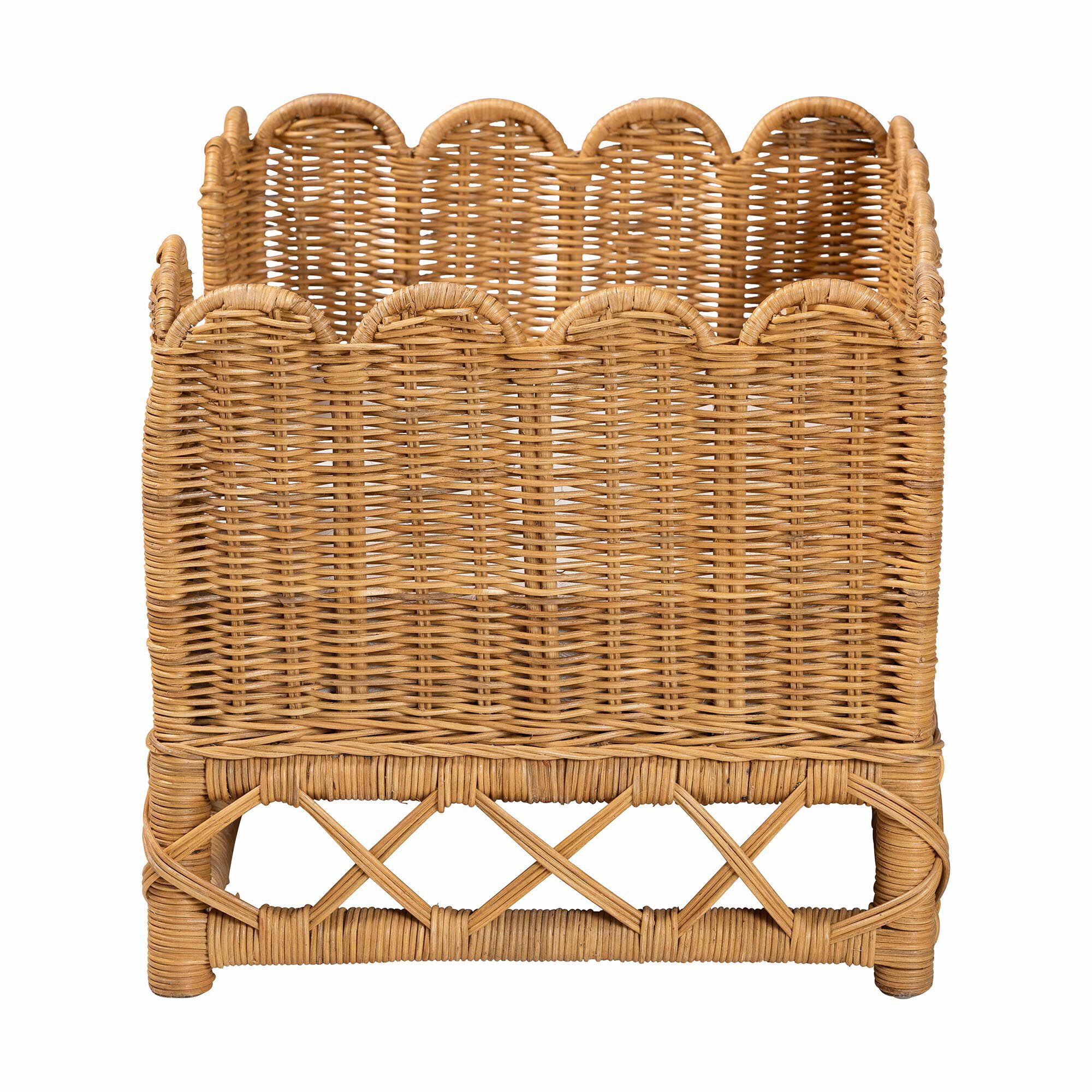 Palm Bohemian Light Honey Rattan Pet Bed, LIGHT, alternate image number 3