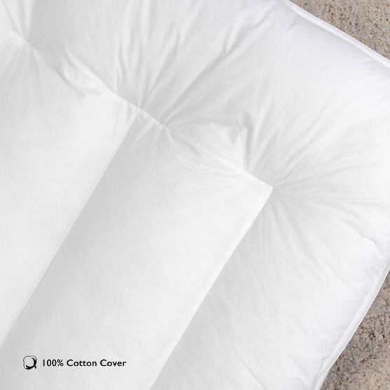 Sensorpedic 2 Inch Down Alternative Fiber Cot Bed Topper With 100