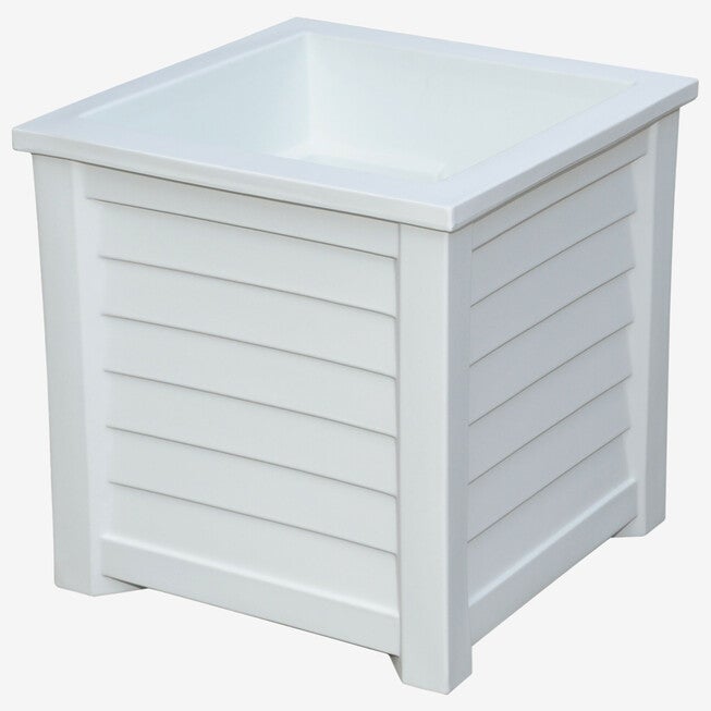 Lakeland 20 inchesSq. Planter, WHITE, hi-res image number null