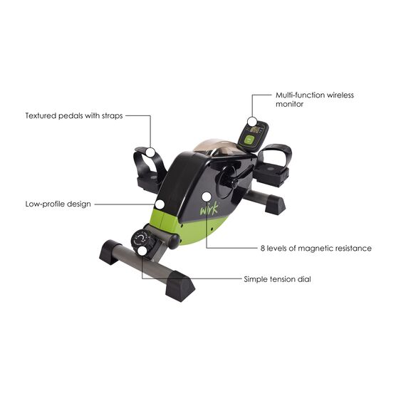Stamina Wirk Under Desk Exercise Bike, , alternate image number null