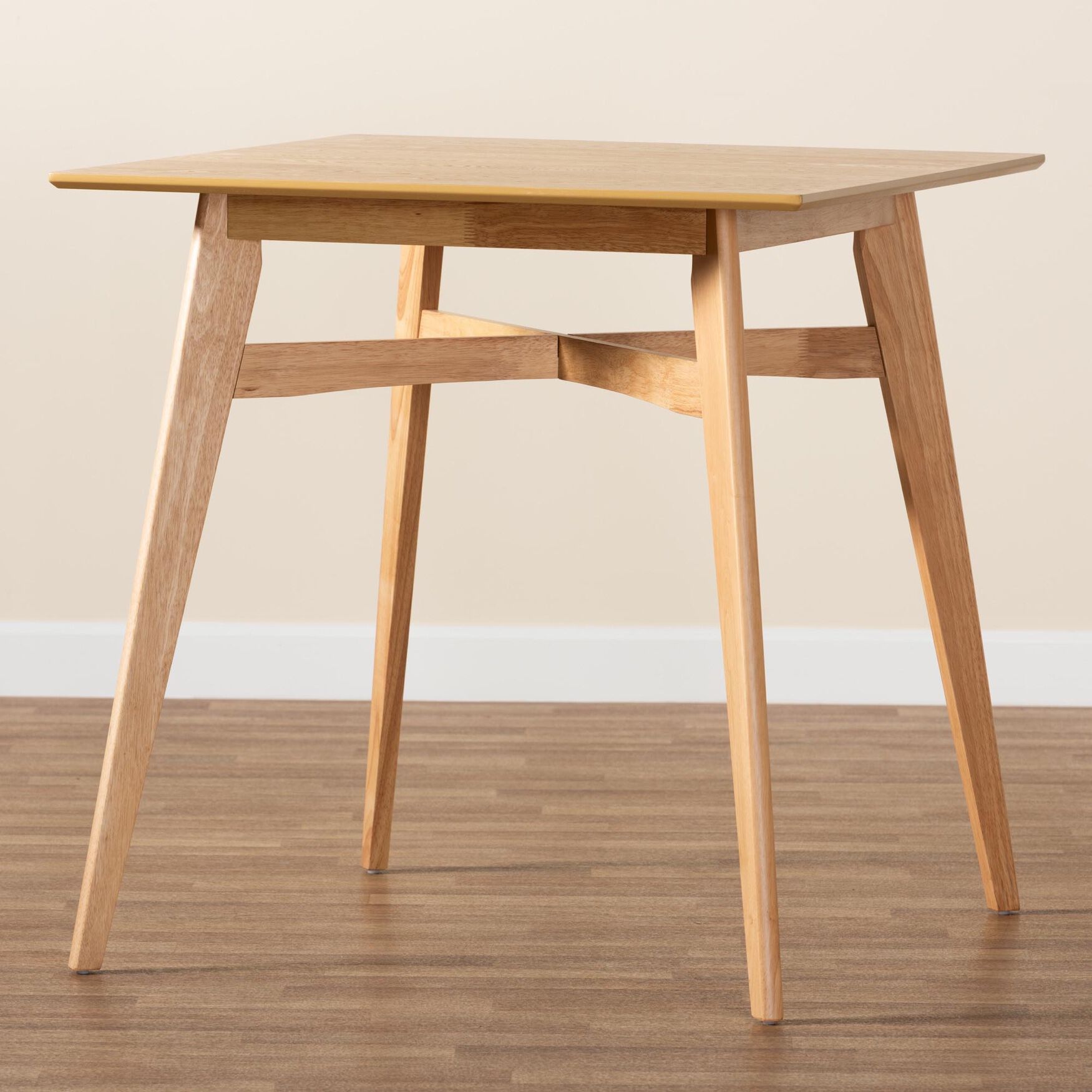 Leena Mid-Century Modern Black Finished Wood Counter Height Pub Table, , alternate image number 13