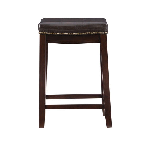 Claridge Faux Leather Upholsterd Seat Bar Stool, , on-hover image number null
