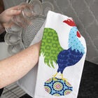 Pigment Print Dual Woven Kitchen Towel, Two Pack, , alternate image number null