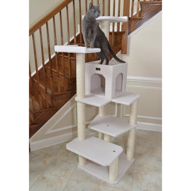 Real Wood 68 inches Six Levels Cat Tree Condo, , alternate image number 3
