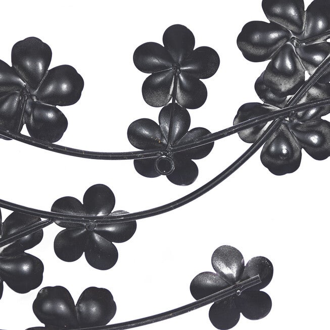 Purple Metal Glam Floral Wall Decor, , on-hover image number 1