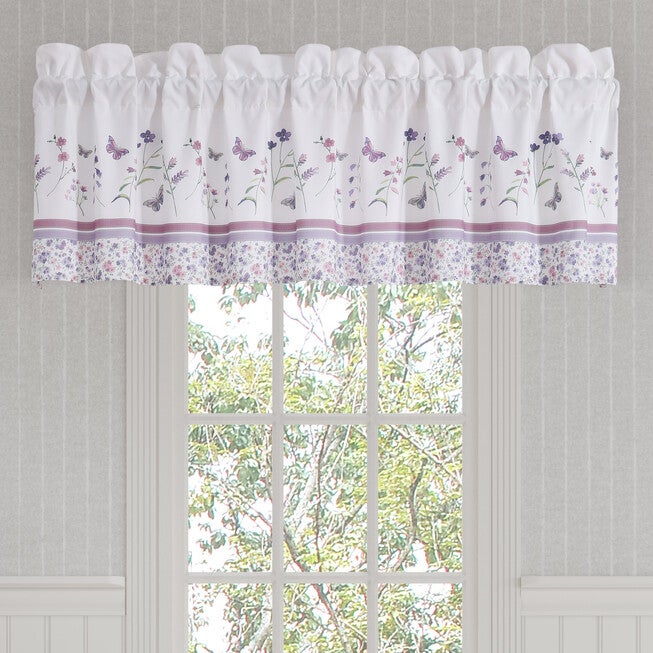 Nola Window Straight Valance, LILAC, hi-res image number null