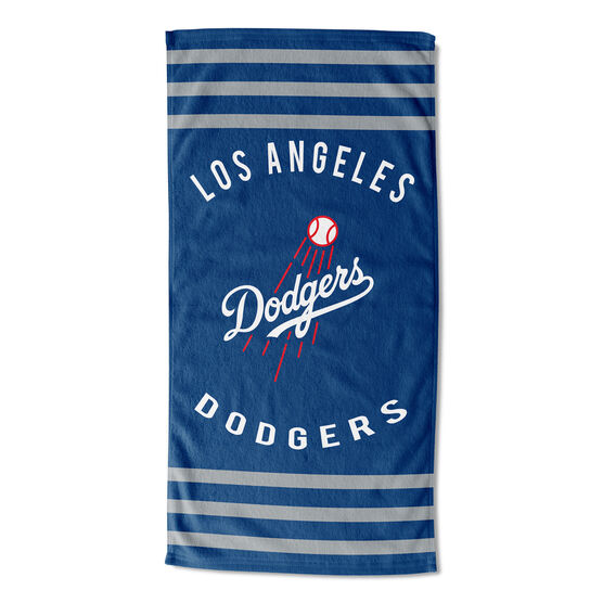 Dodgers Stripes Beach Towel, MULTI, hi-res image number null