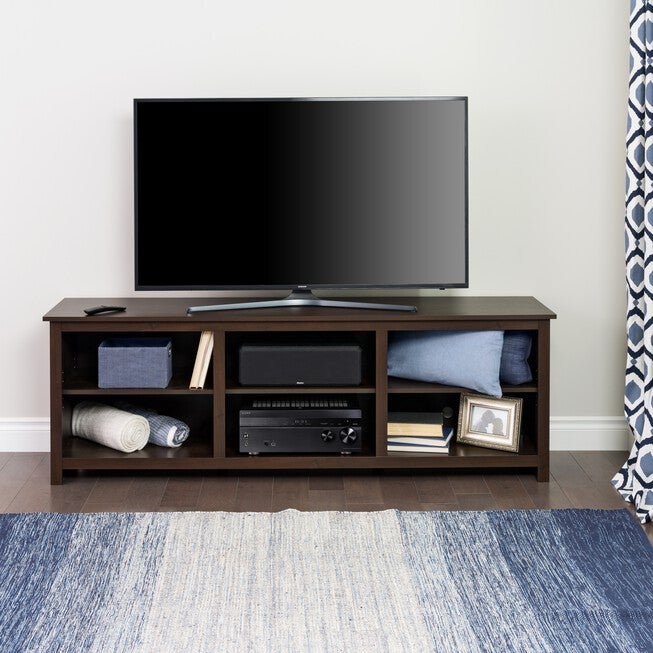 Prepac Sonoma 72 inches TV Stand, Espresso, EXPRESSO, hi-res image number 0