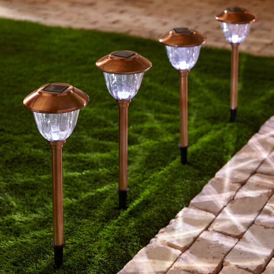 Bronze Solar Lights Set Of 4