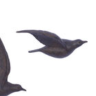 Set Of 3 Brown Resin Farmhouse Birds Wall Décor, , alternate image number null