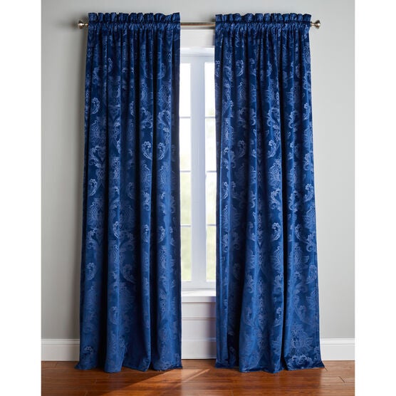 Damask Velvet Rod Pocket, 