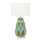Green Stone Traditional Table Lamp, , alternate image number null