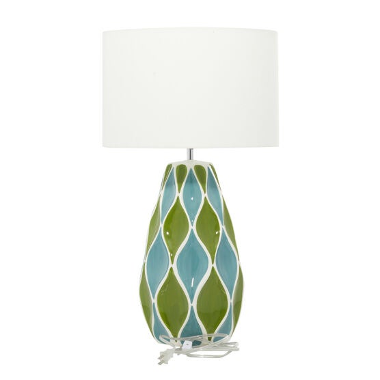Green Stone Traditional Table Lamp, , alternate image number null