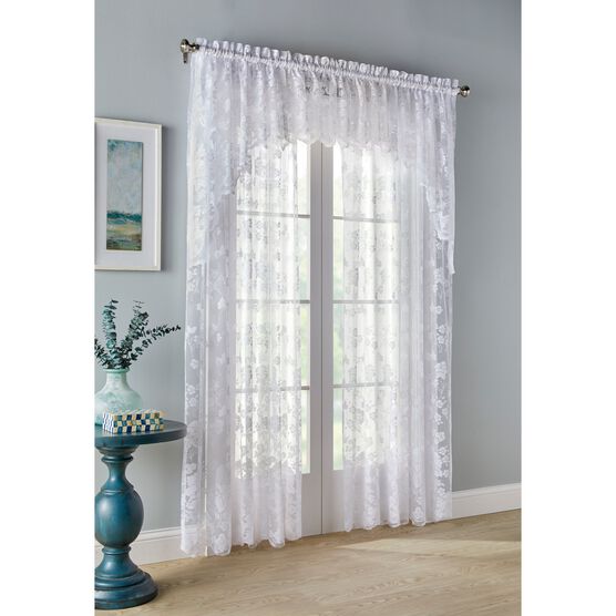 Floral Vine Rod Pocket Curtain, Floral Vine Rod Pocket Curtain,