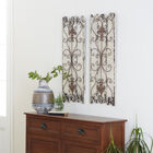 Set Of 2 White Wood Rustic Wall Décor, , alternate image number null