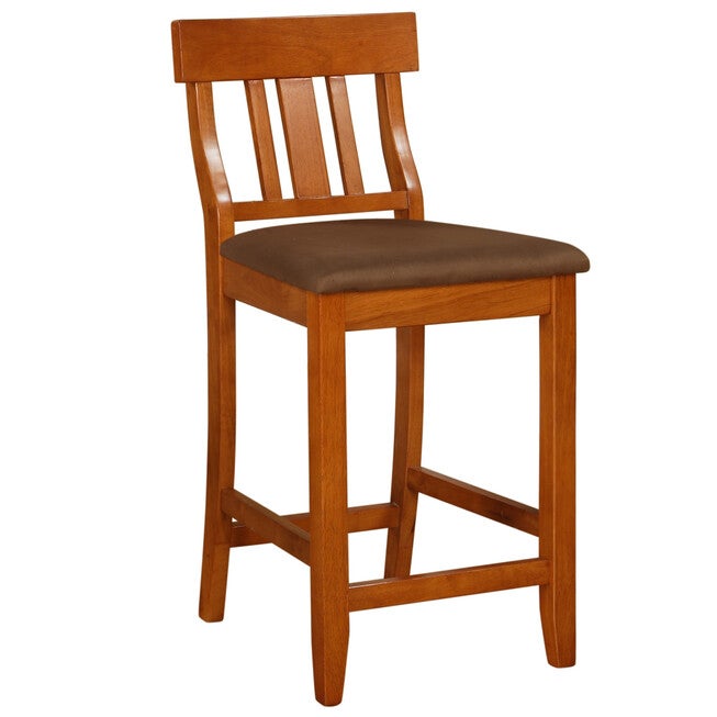 Torino Collection Slat Back Center Stool, DARK CHERRY, hi-res image number 0