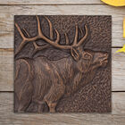 Elk 8" x 8" Indoor Outdoor Wall Décor, ANTIQUE COPPER, hi-res image number null