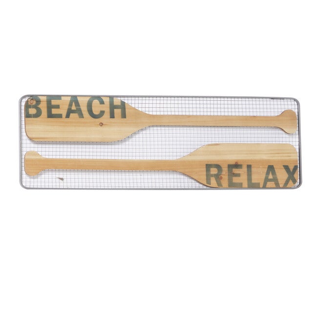 Brown Metal Coastal Sign Wall Décor, , alternate image number null