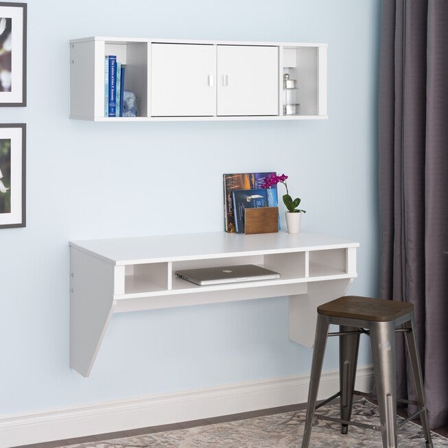 Designer Floating Desk, White, , alternate image number null