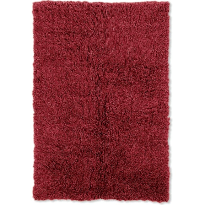 Flokati Red Rug, RED, hi-res image number 0