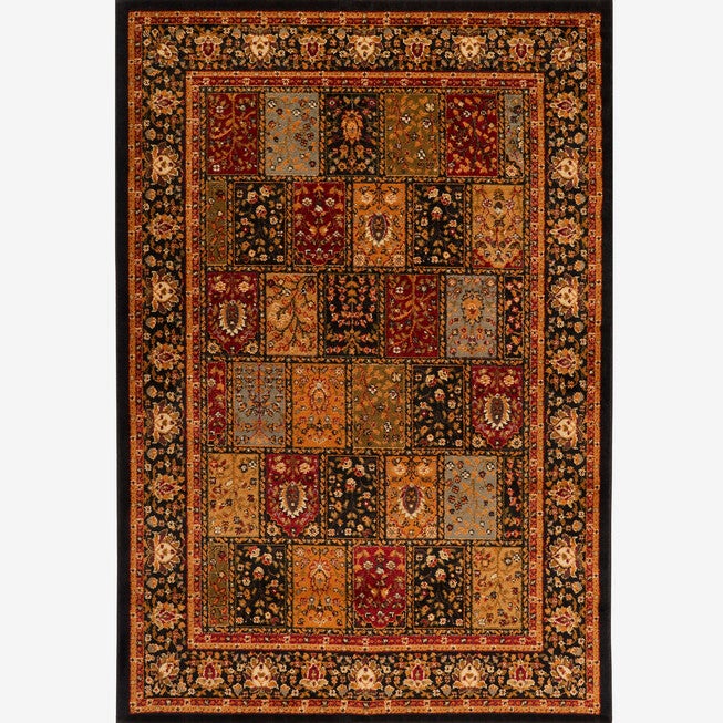 Royalty Rug 7 feet 8 inches x 10 feet 4 inches, TILE BLACK, hi-res image number null