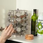 Revolving Spice Rack with 16 Jars and Labels, , alternate image number null