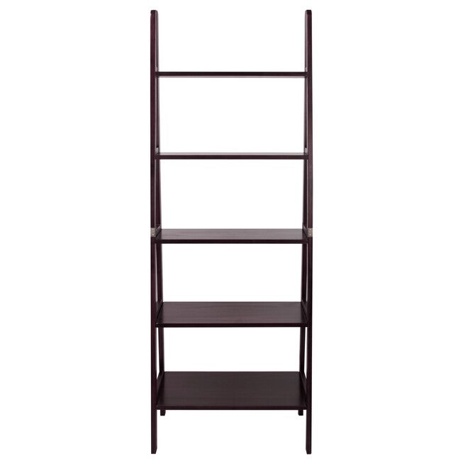 5-Shelf Ladder Bookcase-Espresso, , alternate image number 3