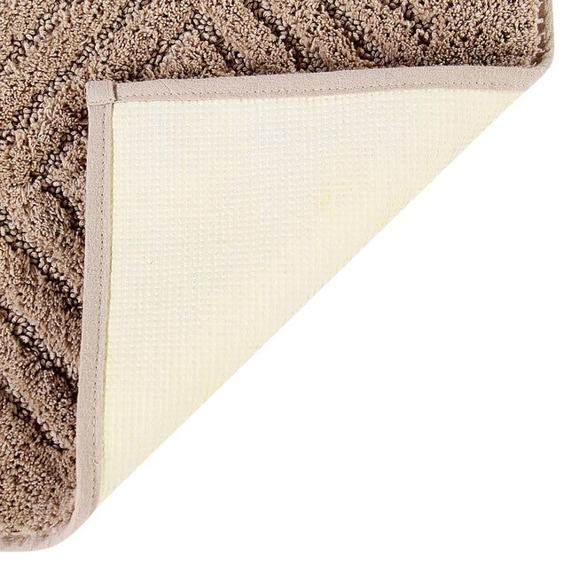 Trier Collection 25% Cotton & 75% Polyester 30 inches Round Bath Rug, , alternate image number null