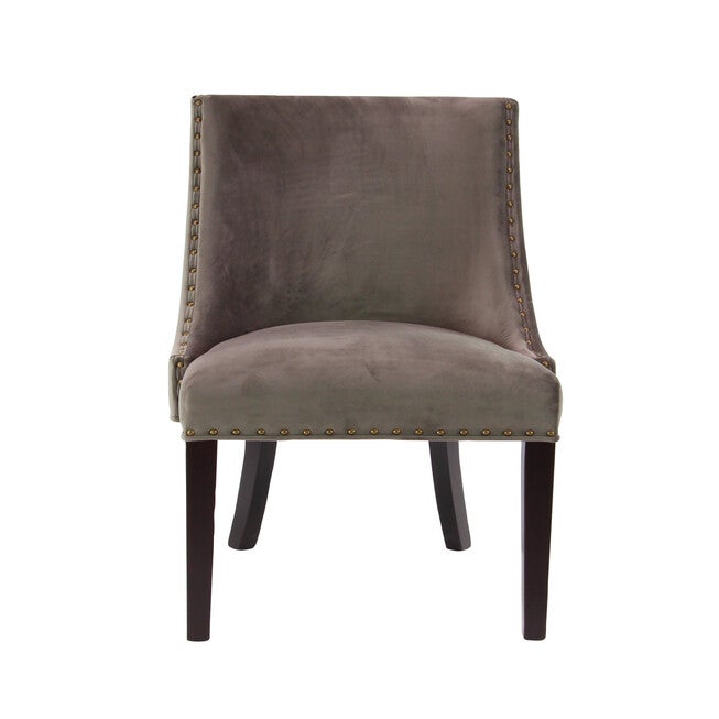 Brown Fabric And Wood Traditional Dining Chair, , alternate image number 3