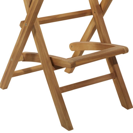 Set Of 2 Brown Teak Wood Traditional Bar Stool, , alternate image number null