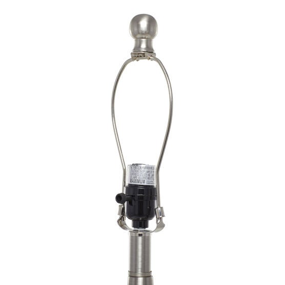 Set Of 3 Silver Coastal Table Lamp, , alternate image number null
