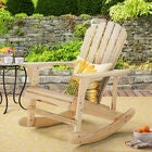 Adirondack Wooden Rocking Chair, , alternate image number null