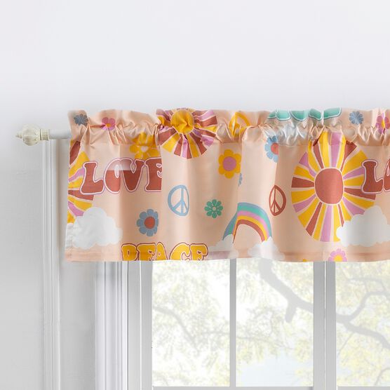 Cassidy Window Valance, PEACH, hi-res image number null