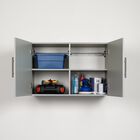 HangUps 36" Upper Storage Cabinet, Light Gray, , alternate image number null
