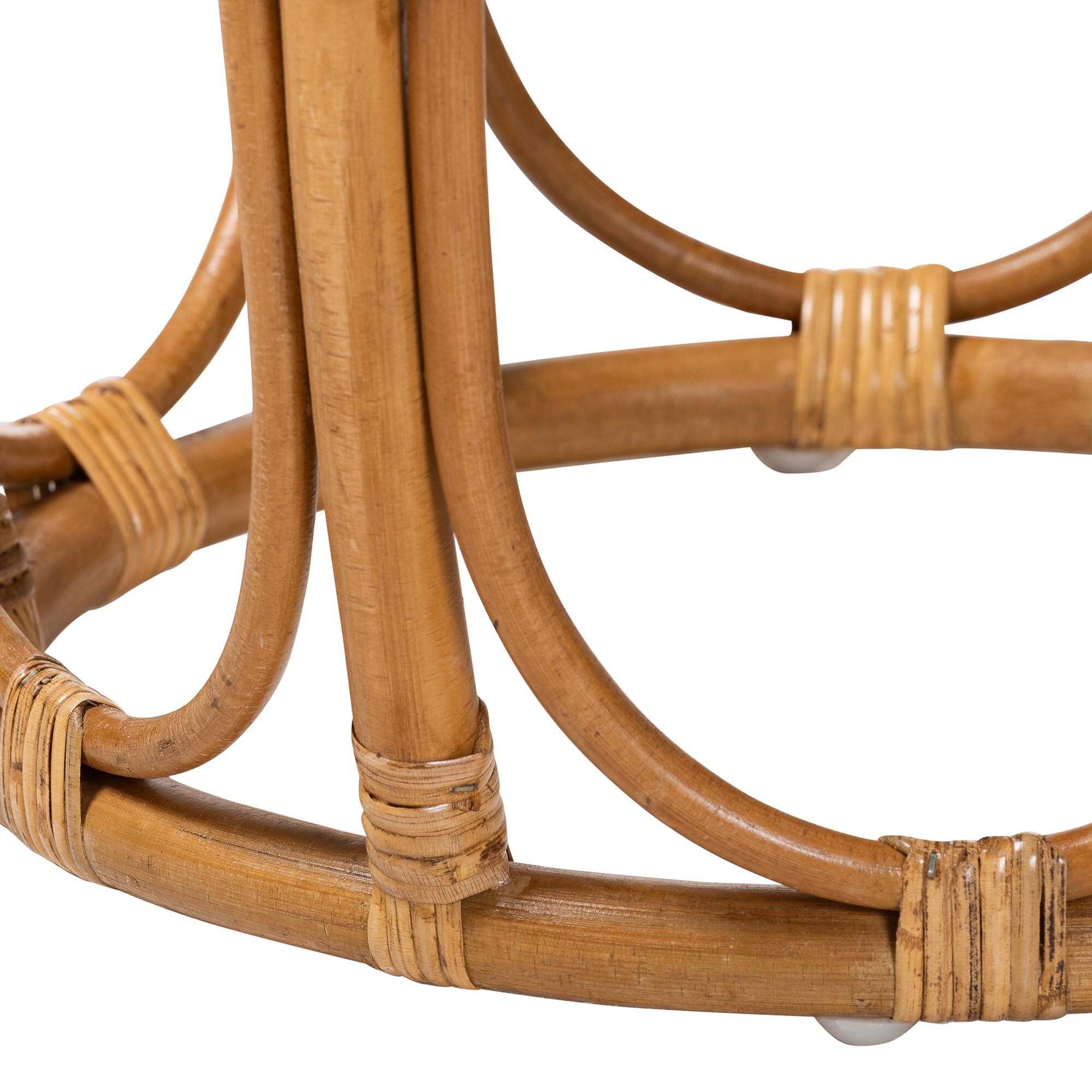Jayana Natural Rattan Round End Table, LIGHT HONEY, alternate image number 4