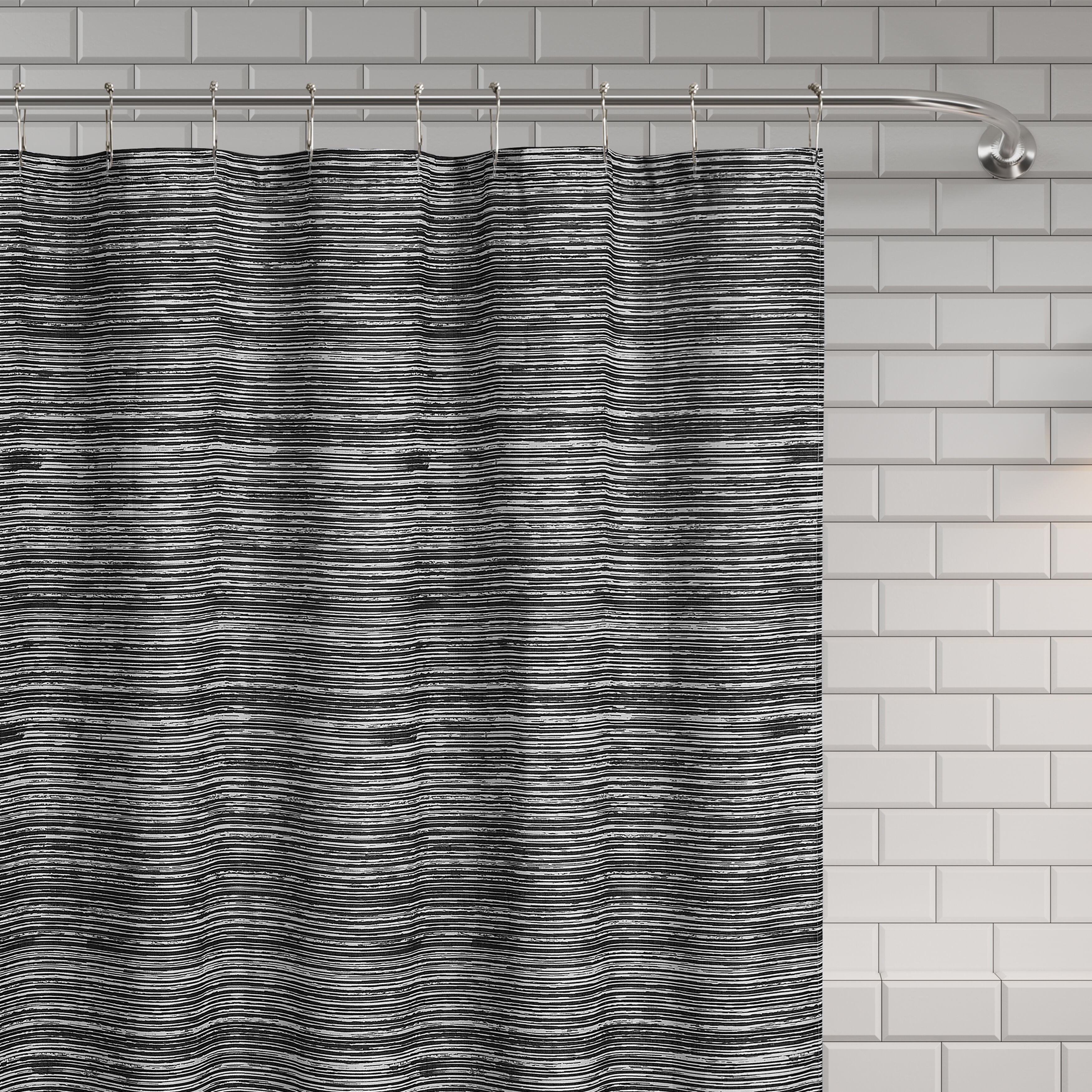 FLEN SHOWER CURTAIN, SLATE, alternate image number 1
