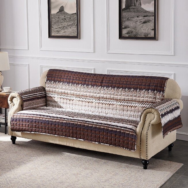 Southwest Latte Furniture Protector, Loveseat, , alternate image number null