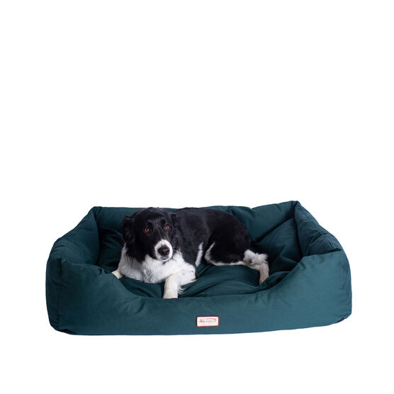 Bolstered Dog Bed, Anti-Slip Pet Bed, Laurel Green, X-Large, , alternate image number null
