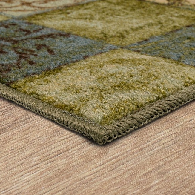Floral Tile Blue Spa 1' 8 inches X 3' 9 inches, , on-hover image number null