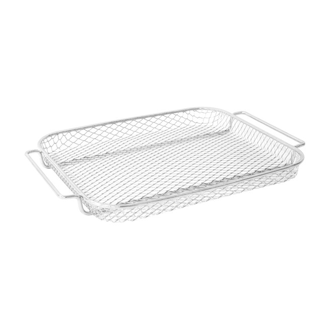 Air Fryer Basket for Oven,Stainless Steel Crisper Tray and Pan, Deluxe Air Fry in Your Oven, 2-Piece Set, Baking Pan Perfect for The Grill, Size