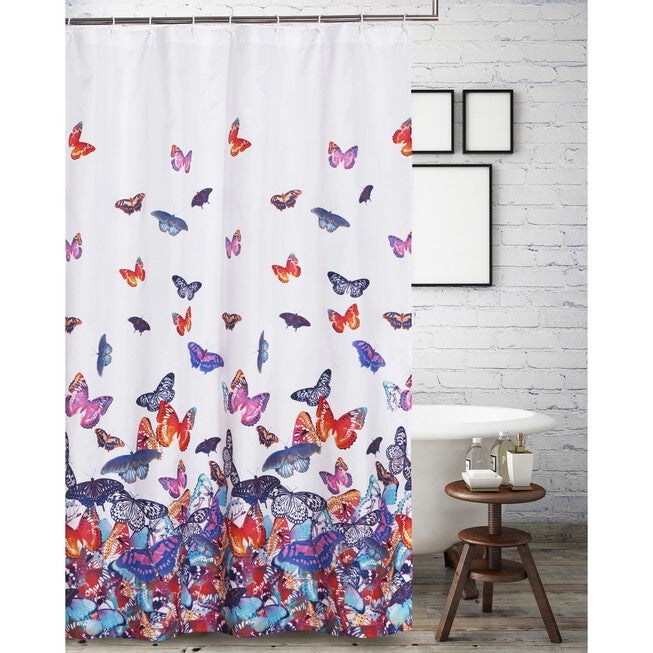 Mariposa Shower Curtain , MULTI, hi-res image number null
