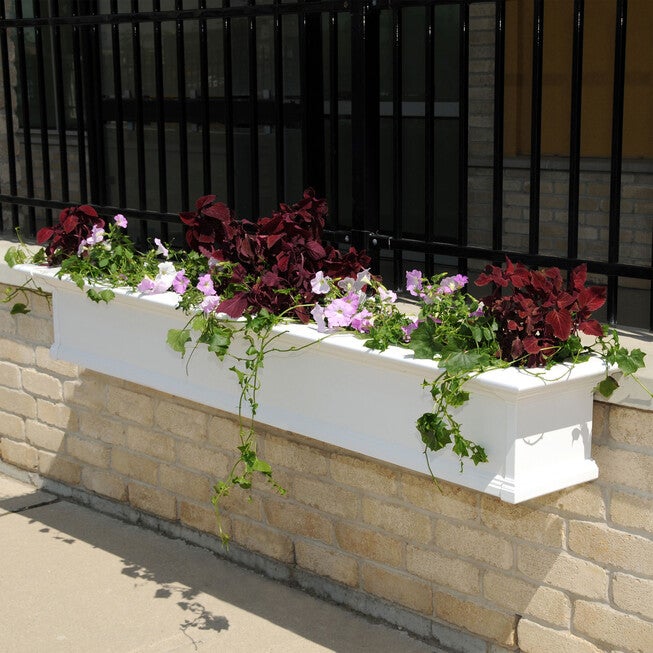 Yorkshire 7' Window Box, WHITE, hi-res image number null