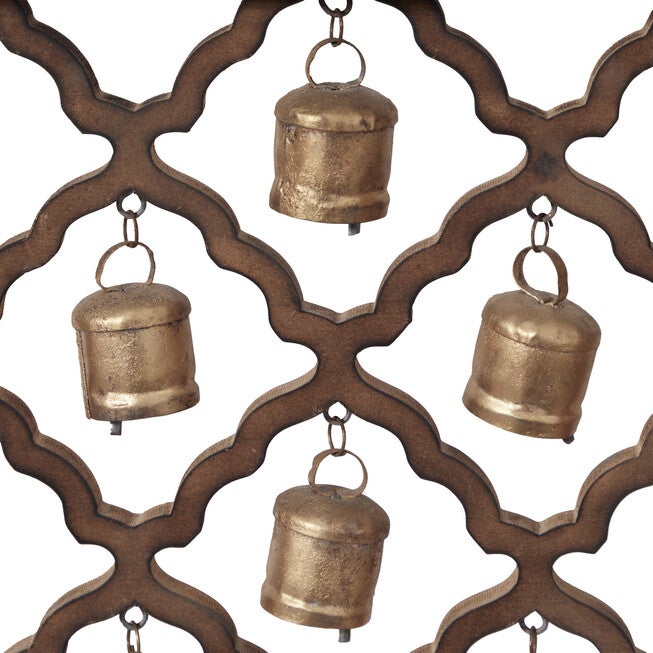 Gold Farmhouse Mango Wood Wall Décor, , alternate image number null