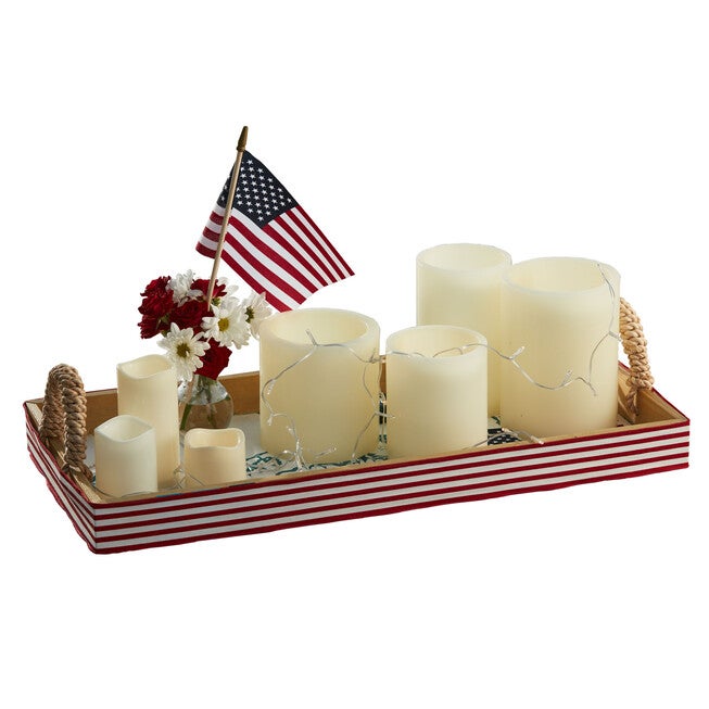 Set of 3 Battery Operated LED Candles, , on-hover image number null