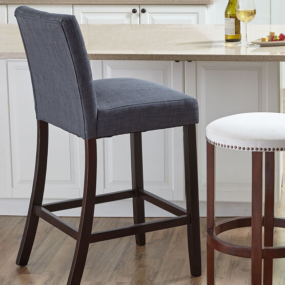 Aida Plus Size Living Counter Stool, Large Seat Counter Stools
